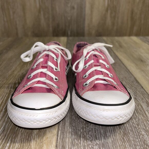Juniors Youth US Size 1 Converse Double Tongue 652583F Pink Sneaker Shoes - Picture 3 of 13